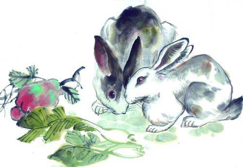 露凝玉屑金盘冷,烛短屏空—生肖兔的清冷哲思与当代价值解读 露凝玉屑金盘冷,烛短屏空—生肖兔的清冷哲思与当代价值解读