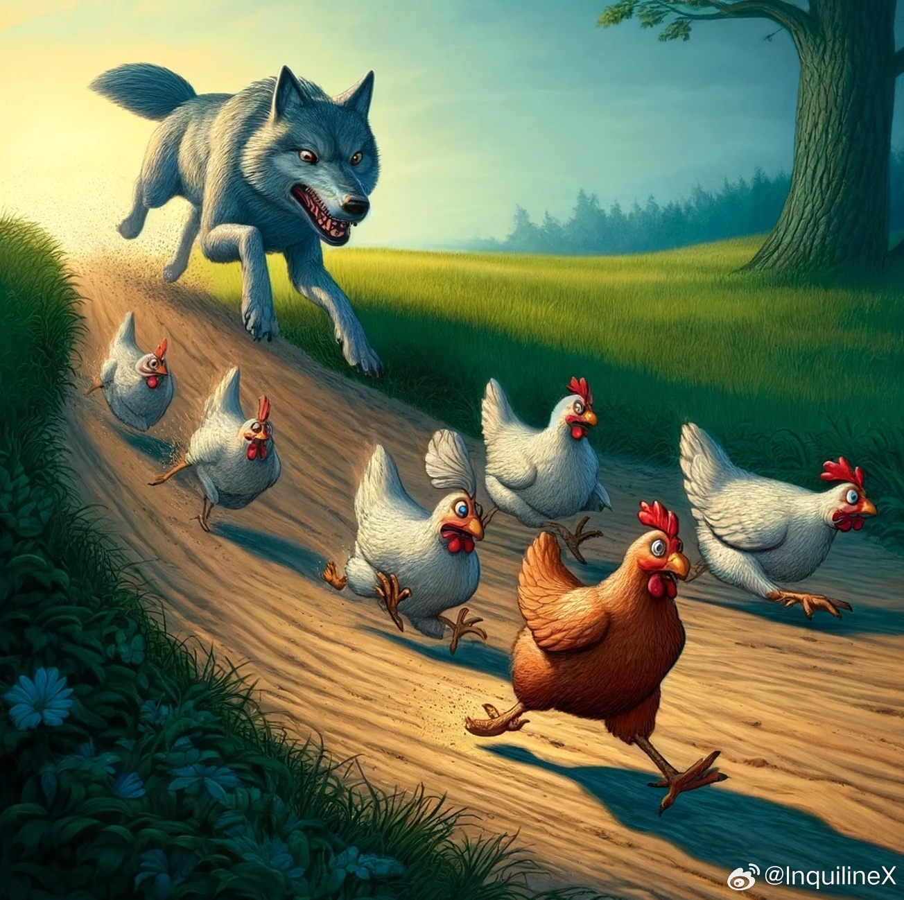 鸡飞羊跳野狼追，天凤飞上蓝天飘，精准生肖解码与文化技术双维解析